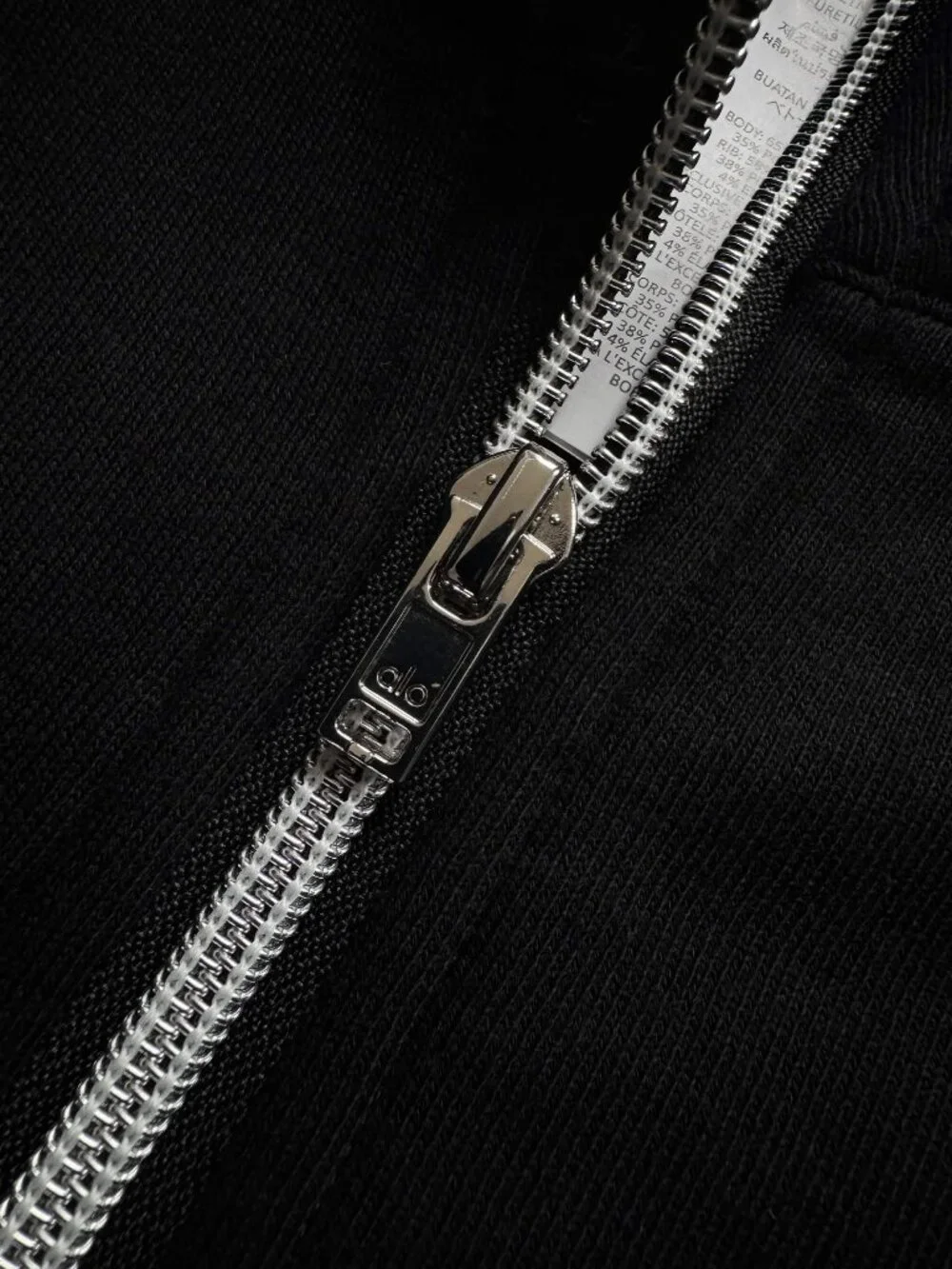 ALO Yoga Accolade Black 1/4 Zip Pullover Sweatshirt - NWT
